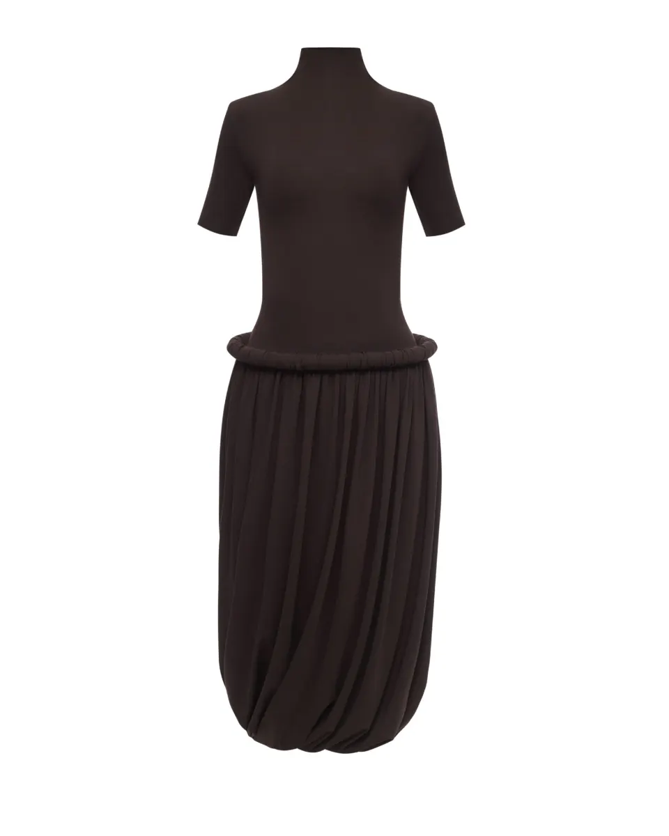 Sculptural puff dress