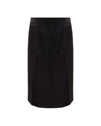 Skirt with lace pockets