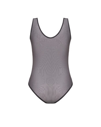 Semi-transparent mesh bodysuit 5