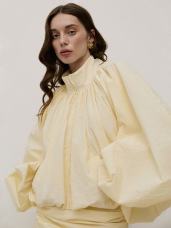 Draped skirt with lace 4